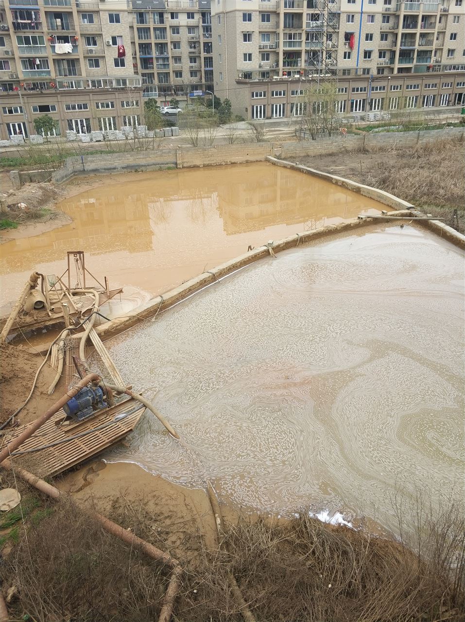 隆林沉淀池淤泥清理-厂区废水池淤泥清淤